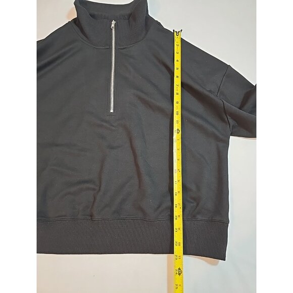 Umgee Black 1/4 Zip pullover lightweight Jacket size XL New - Picture 11 of 12